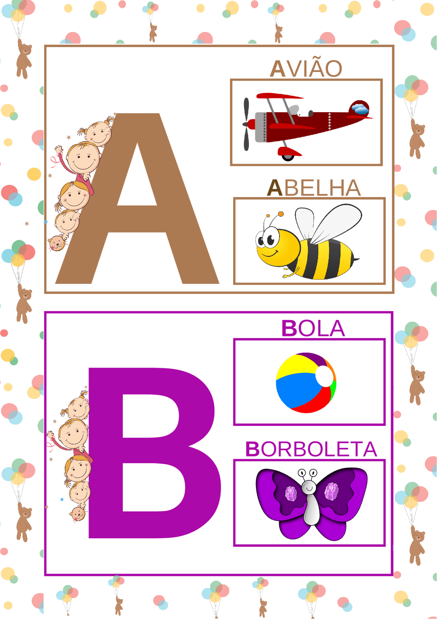 Alfabeto de parede